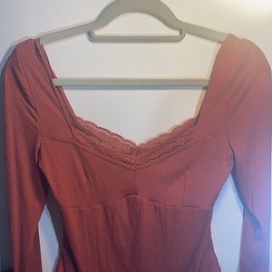 Long sleeve body suit